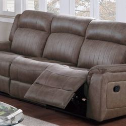TAX SEASON SALE!!! Recliner Sofa & Loveseat With Console