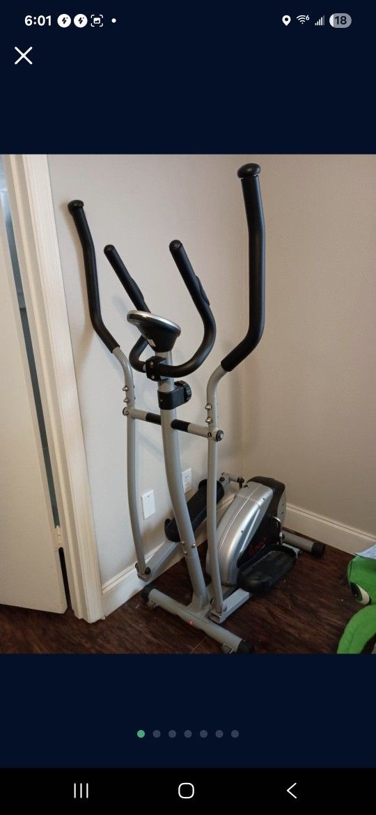 Sunny Health And Wellness Elliptical. $50