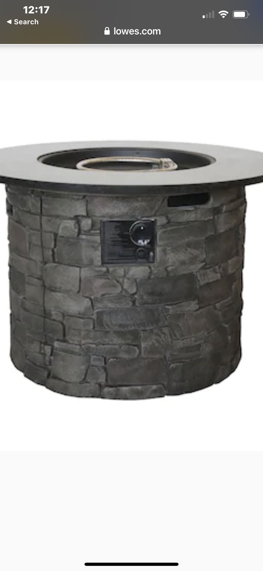 Fire Pit Outdoor   Gas