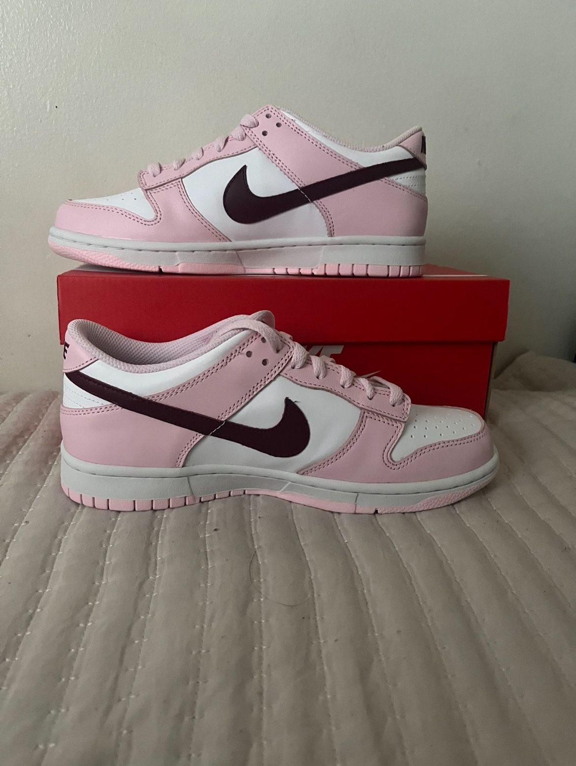 NIKE DUNK LOW PINK FOAM RED WHITE