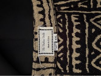 2 piece African Mudprint Wrap around
