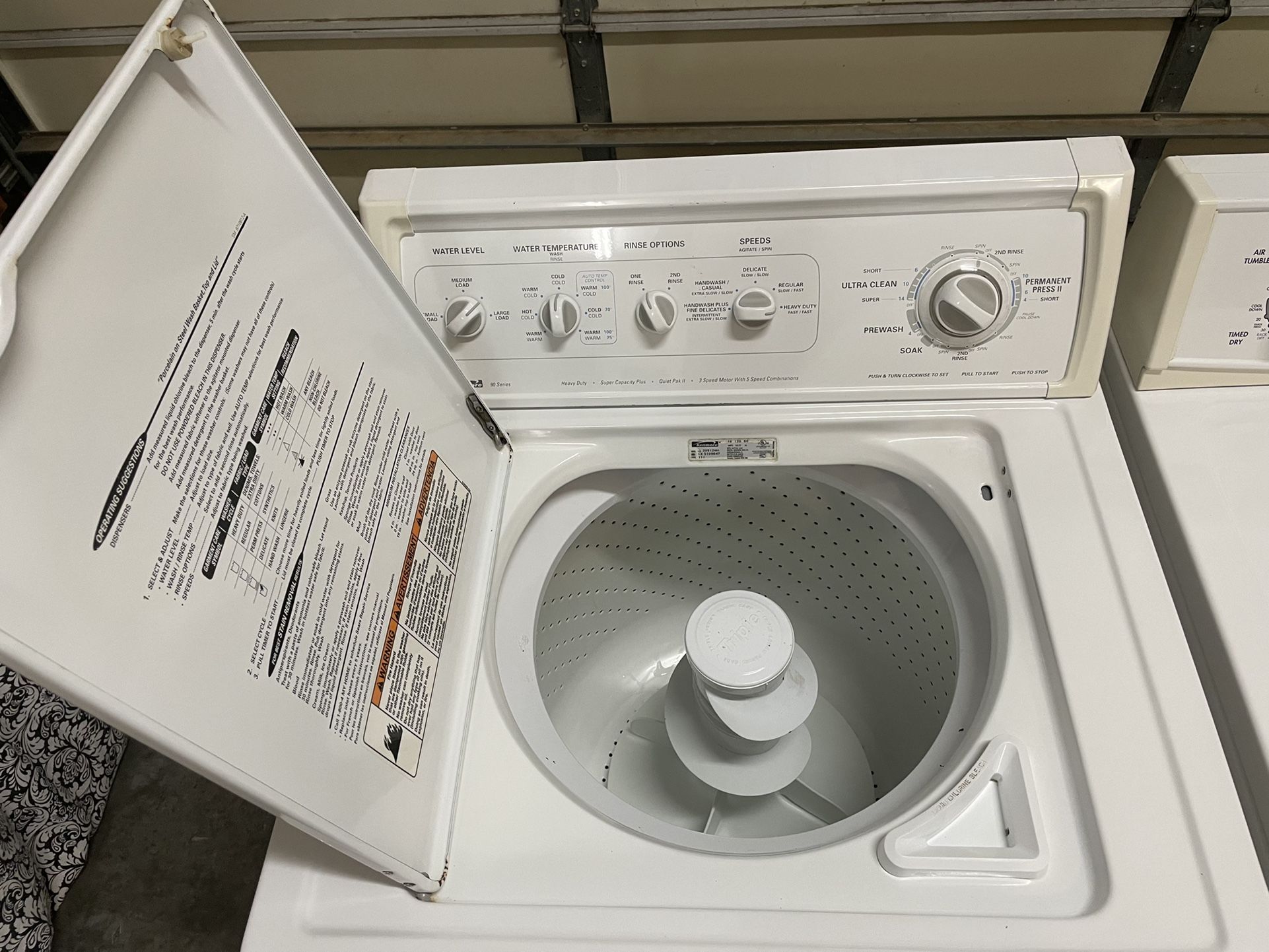 Kenmore/KitchenAid Washer/ Dryer Set. Heavy DutySuper Capacity for Sale in Holly Springs, NC