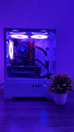 White RGB Gaming PC RTX 2060 Intel i7