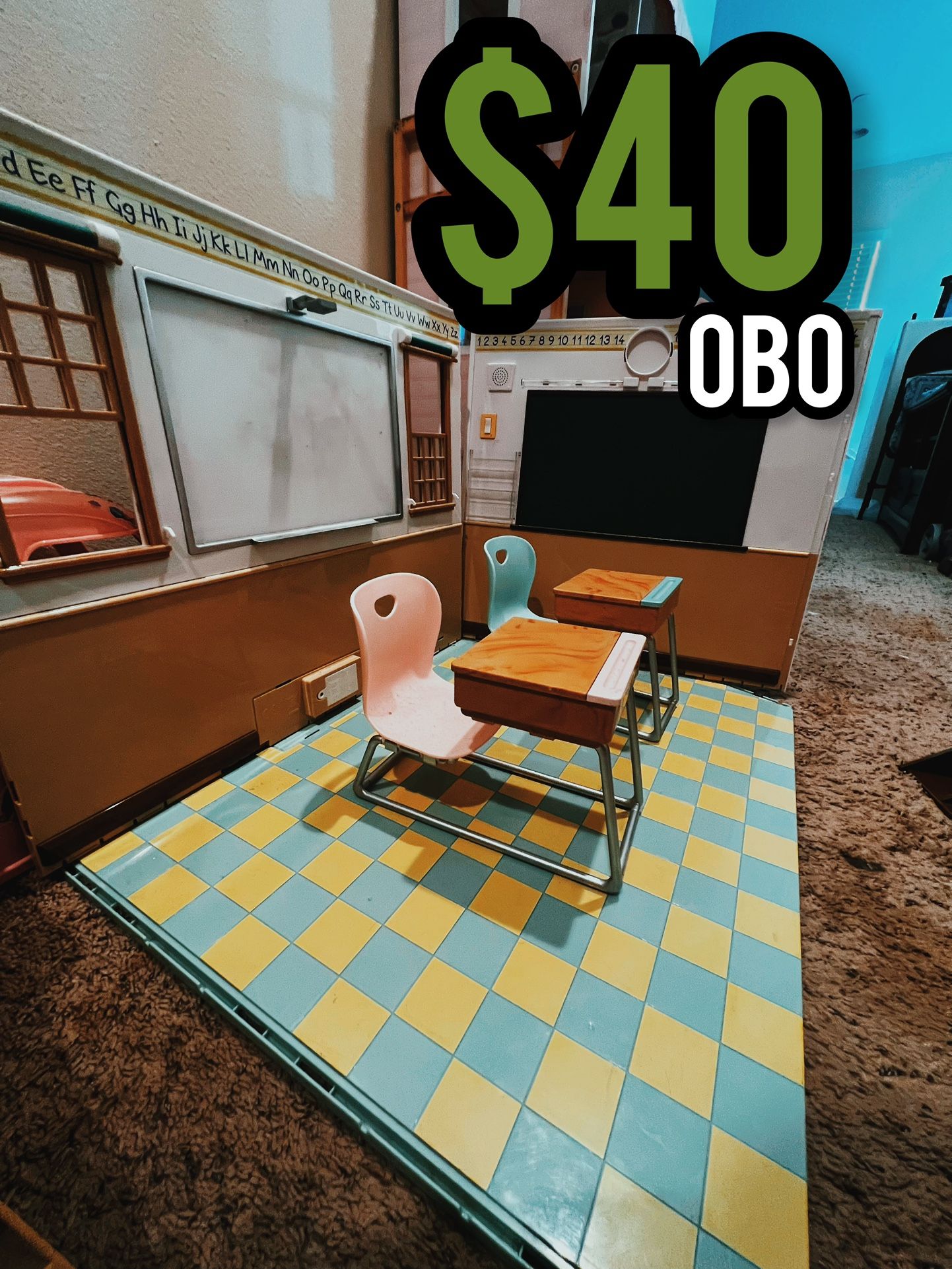 American girl Doll  School Play House