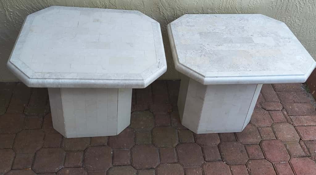 Pair of Ceramic Tables