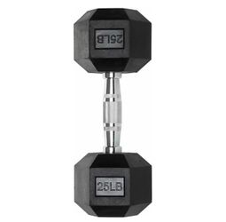 Hex Dumbbells - Heavy Duty PVC Coated Weights, Chrome-Plated Knurled Handles, Fixed Hexagon Dumbbell - Workout, Exercise Weights, Lifting, Body Buildi