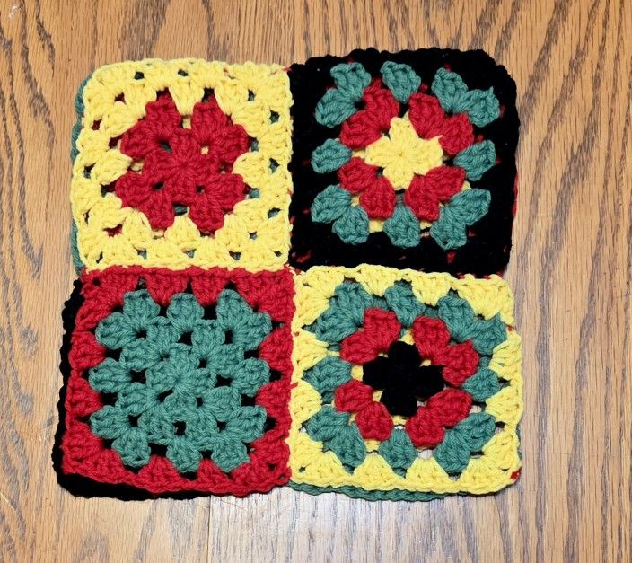 Crochet Granny Square Hats