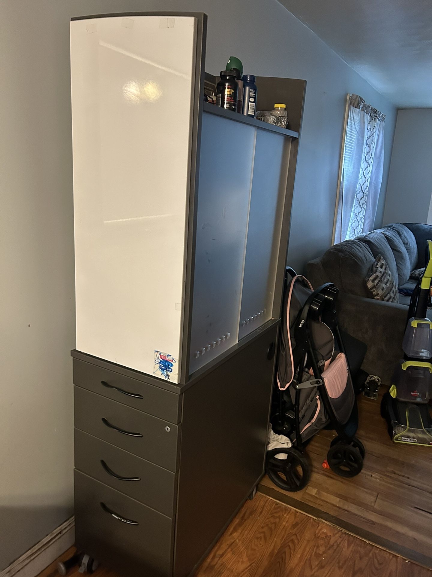 Cabinet With Dry Erase Board