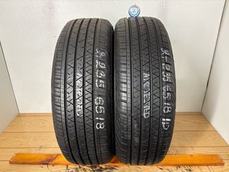 2 tires 235 65 18 Continental Crosscontact lx sport high tread