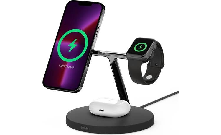 2 Available: Belkin 3-in-1 MagSafe Wireless Charger: iPhone Apple Watch AirPods 