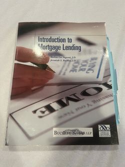 Introduction To mortgage Lending Book