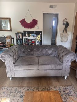Velvet Loveseat