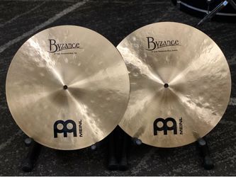 Meinl 15” Byzance Extra Hammered Hi-Hat Cymbals