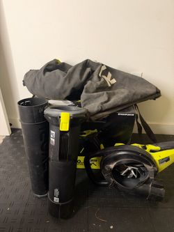 RYOBI 40V HP Brushless Cordless Battery Leaf Vacuum/Mulcher (Tool Only)
