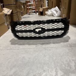 For 2021 - 2024 Ford F150 F-150 Front Bumper Grille Honeycomb Style Gloss Black 