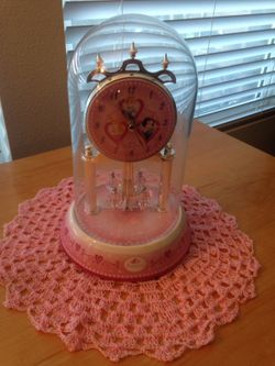 Disney Princess Glass Dome Clock