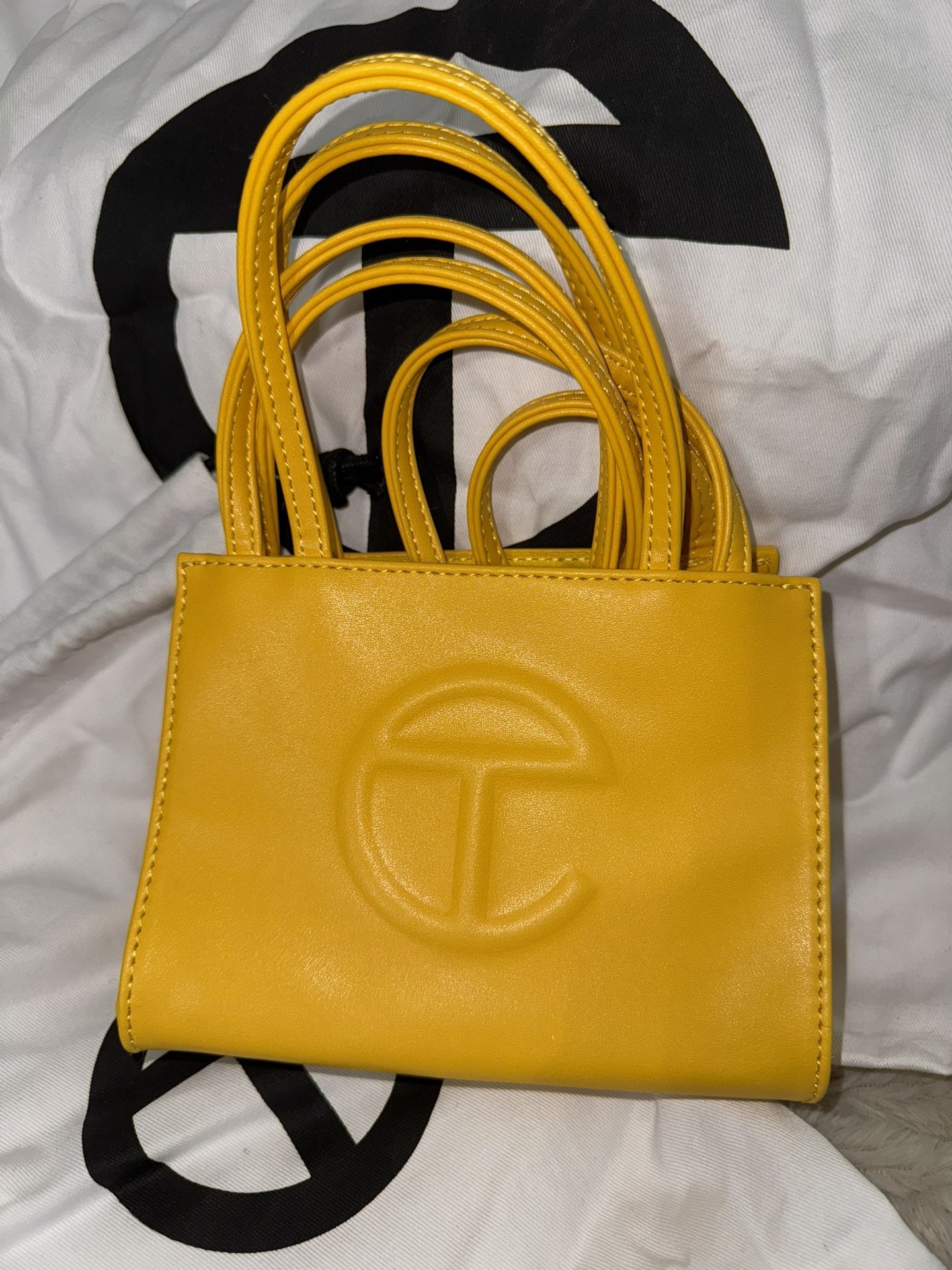 Sale Telfar Telfar Bag Resale Value Authentic Small Telfar Bag Yellow