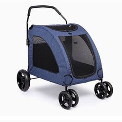Large Dog Stroller (Blue)