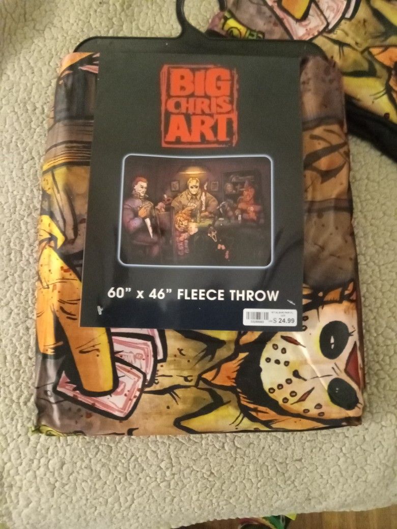 BIG CHRIS ART Fleece Throw 