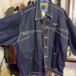 Mens size 3XL Worn once like new vintage Sean John denim jacket, a classic piece of 1990s and early 2000s hip-hop fashion located off lake mead and Si