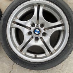 BMW rim and wheels