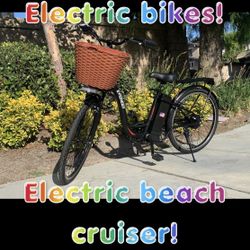 Electric Bike Beach Cruiser