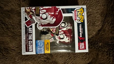 HOT TOPIC EXCLUSIVE FUNKO POP TERRIFIER 3 FLAWLESS CONDITION
