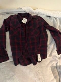 Boys Van's Long Sleeve Button Down Shirt