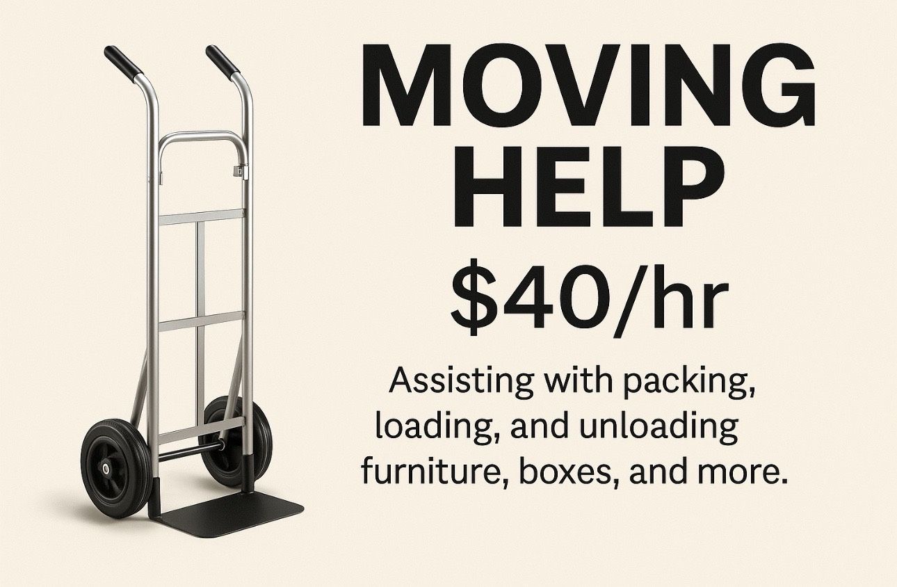 Moving Help – Reliable, Affordable, Local