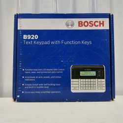 Bosch B920 LCD Keypad Text Keypad With Function Keys New Sealed
