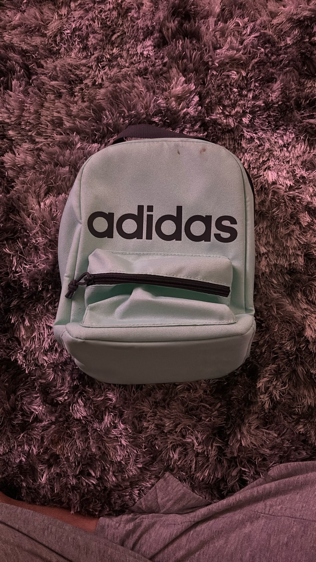 Adidas Lunch Carrier In Mint Green/grey