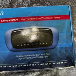 Cisco Links us E3000 High Performance Wireless N Router Dual Band 