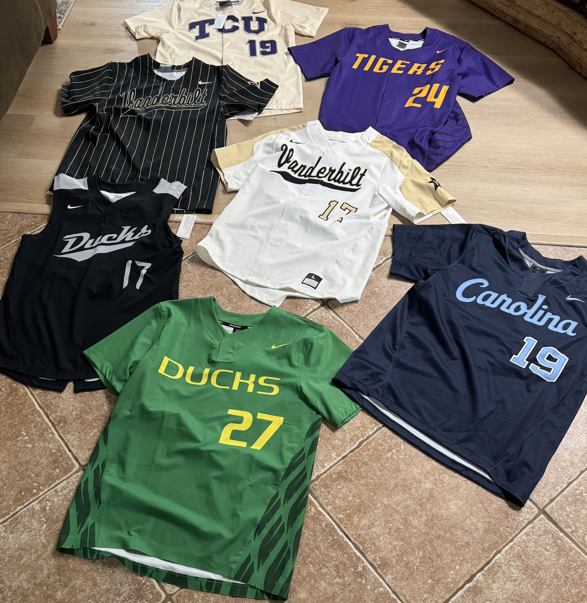 Nike Authentic Collegiate Baseball Jerseys
