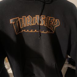 thrasher outlined hoodie