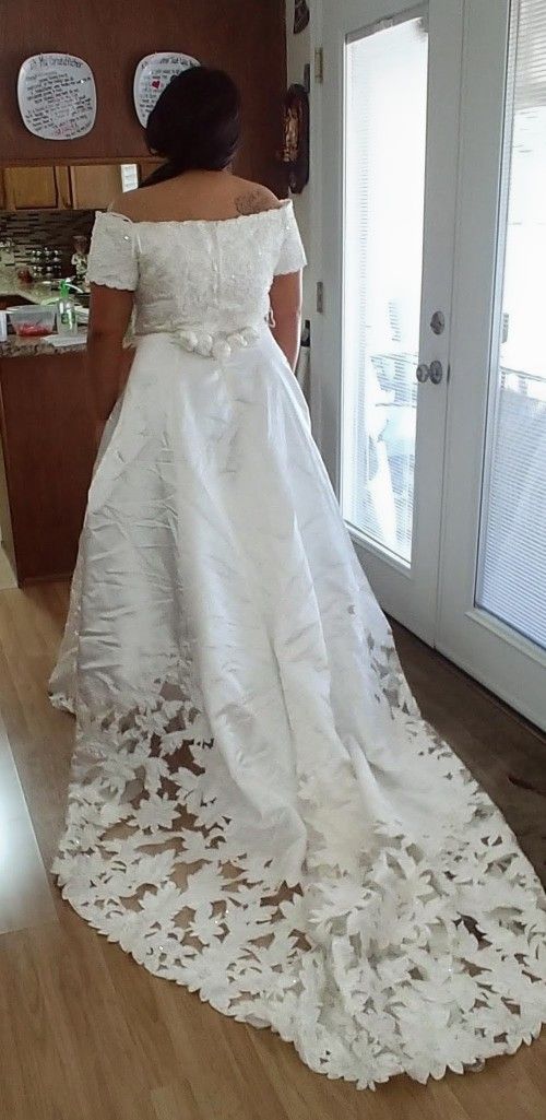 David Bridal Ivory Wedding Dress St Tropez - ampdigital.org