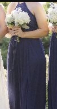 Blue Bridesmaid Prom Dress Size 4