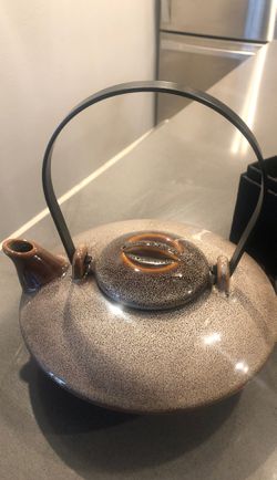 High end green tea cups and kettle - brand new