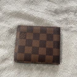 lv wallet men brown