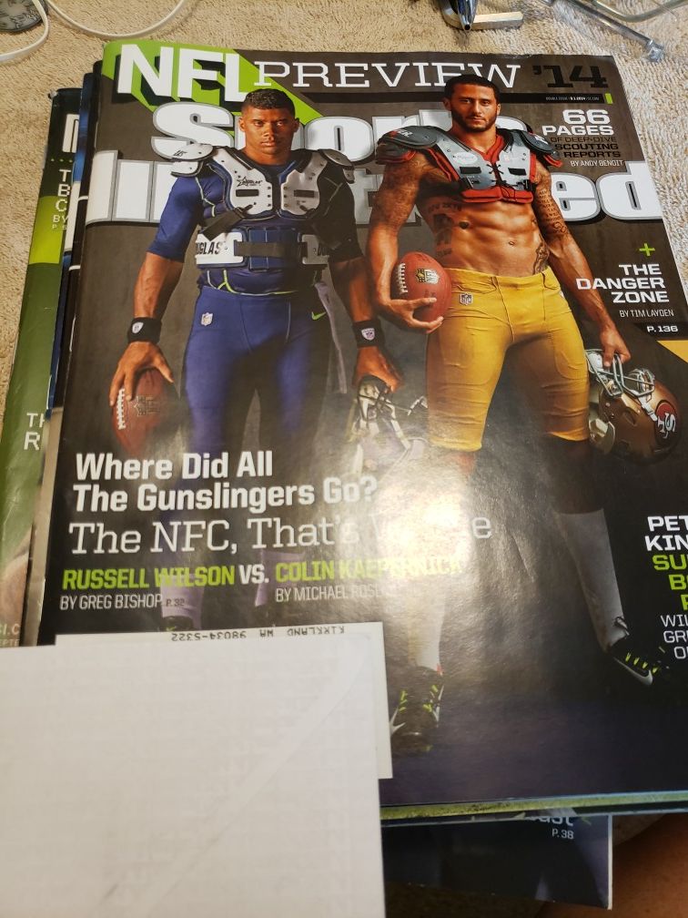 Seahawks SI's and Super Bowl Program,