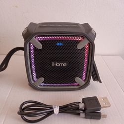 iHome waterproof Bluetooth speaker portable With Light color   