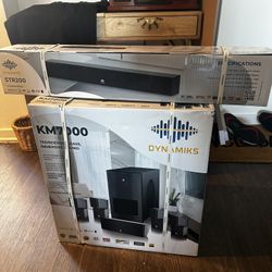 Dynamiks Speaker System & Sound bar
