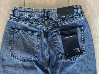 The Kooples Jeans Naomy Wide Leg, Mid Waist, Long Fit Women's Size 28 NWT
