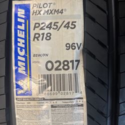245/45/18 2 Brand New Tire Michellin  Install And High Speed Balance 