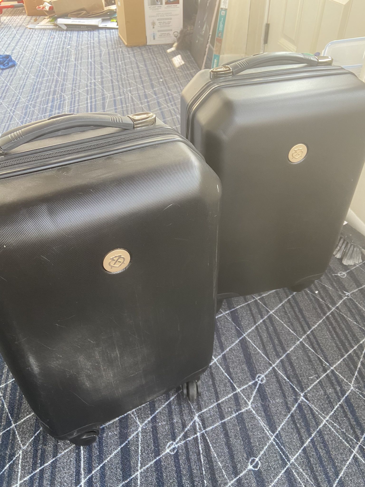 Pair Of Carry On Suitcases