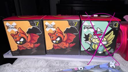 McDonald’s Happy Meal Hello Kitty and Godzilla