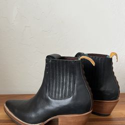 Pskaufman Boots Black Leather 9.5