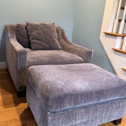 Macys Armchair And Ottoman 