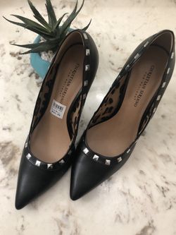 Black Christian Siriano Heels