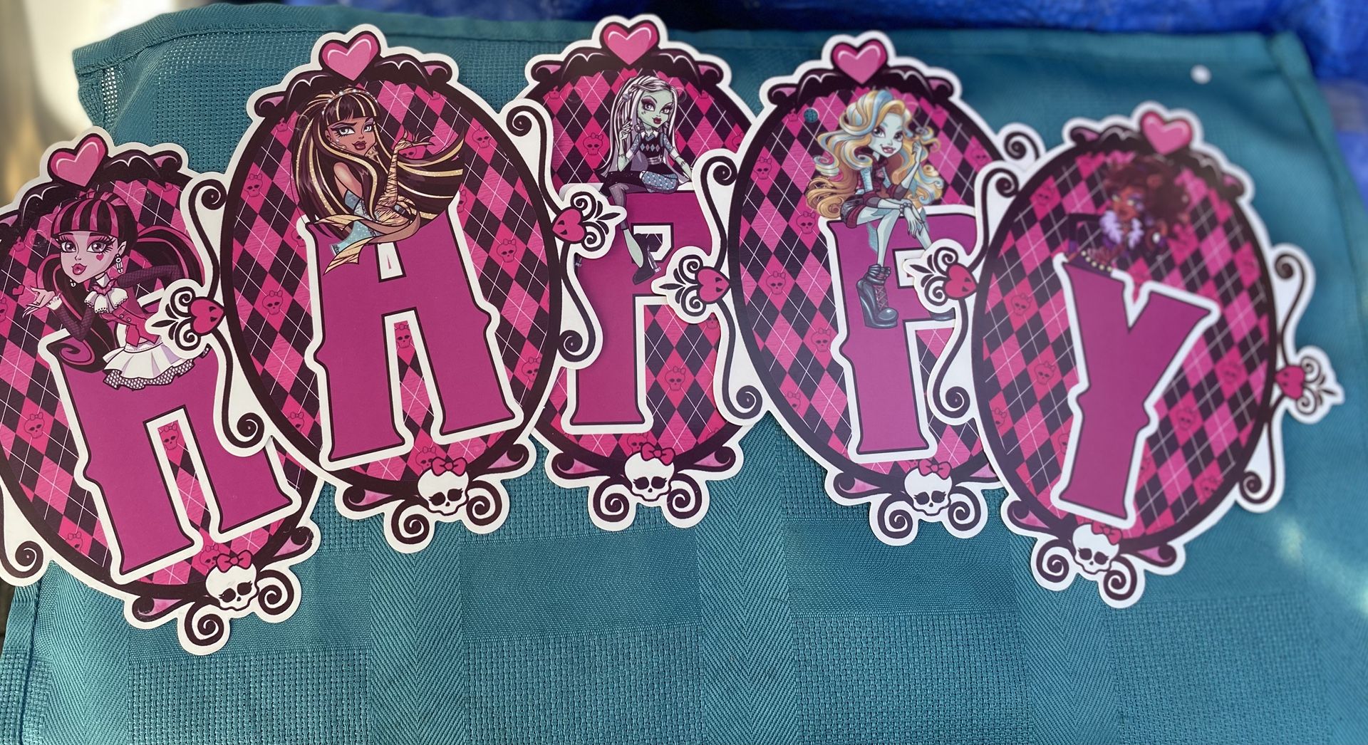 Monster High Birthday Party Banner
