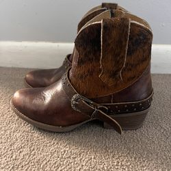 Leather Booties Size 9